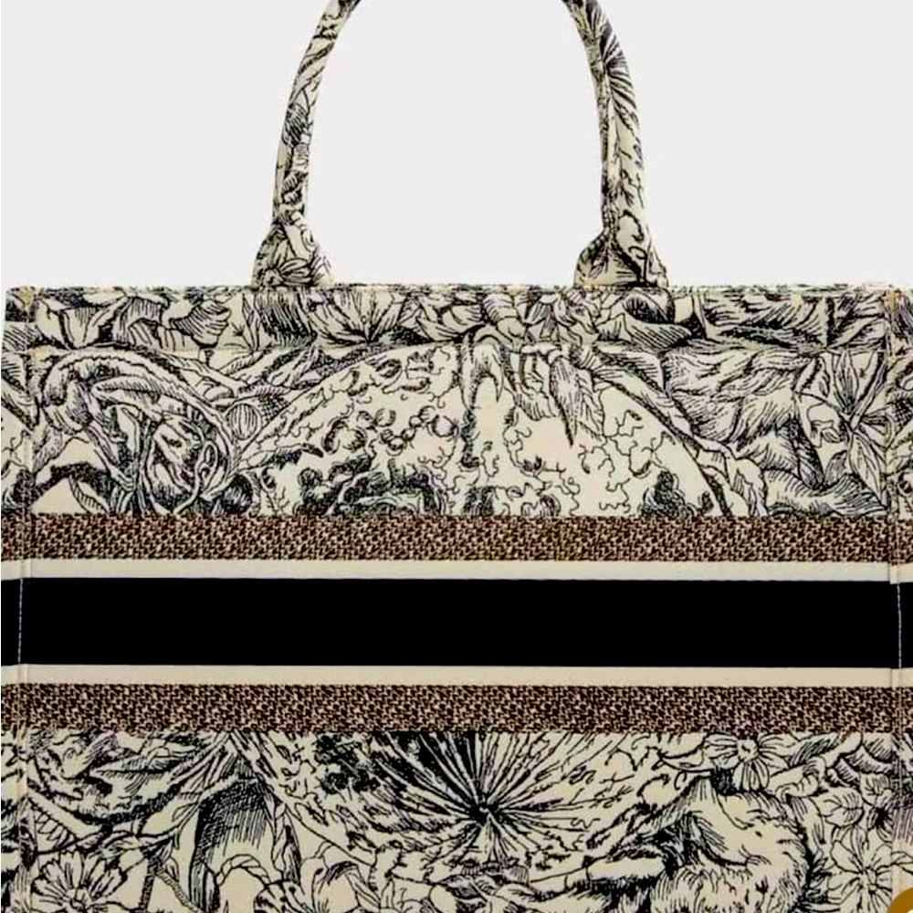 Trendy Tote - Broderie Toile de Jouy
